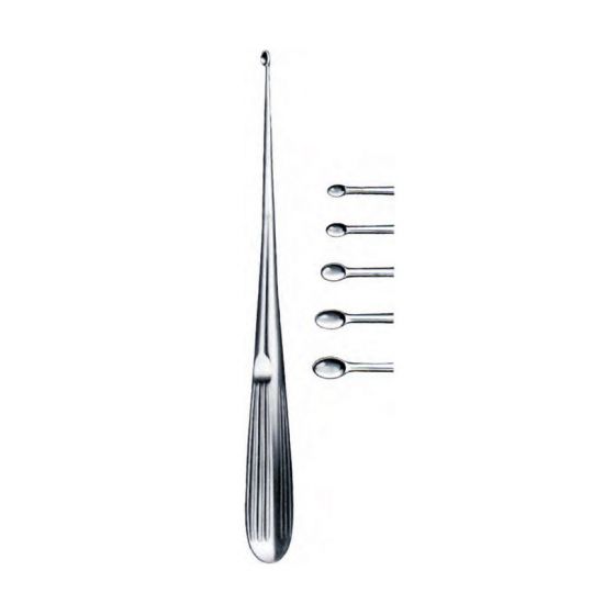 LEMPERT EAR CURETTES, 21 CM