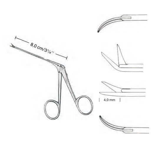 Belluci Micro Ear Scissors, 8.0Cm 