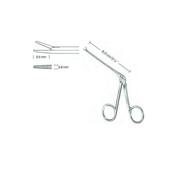 Micro Ear Forceps, 8.5MM