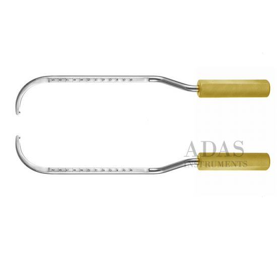 Agris-Dingman Submammary Dissector for transaxillary procedures Left and Right Patterns