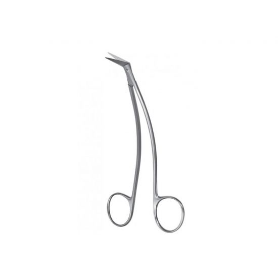 Favaloro Scissors 150mm (6”) Shanks curved, blades angled to side