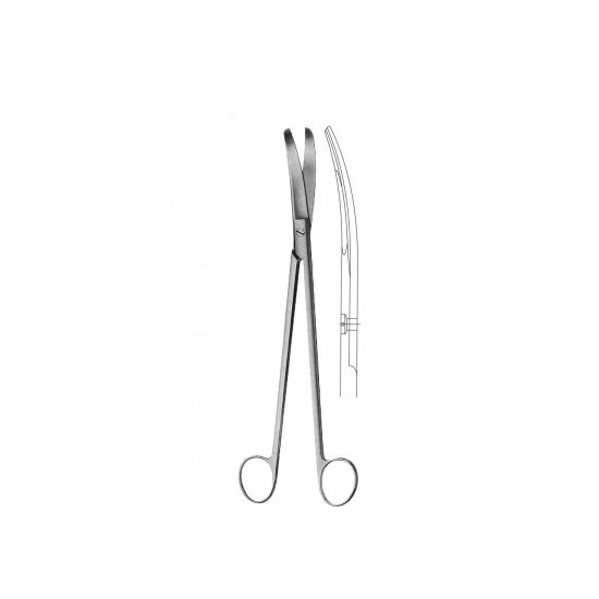 Crafoord lloyd davis rectal scissors 255mm (10”)