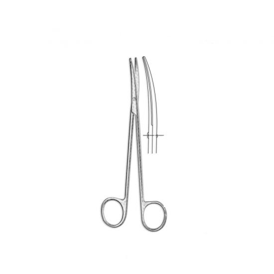 Mcindoe Scissors 180mm (7”) Curved