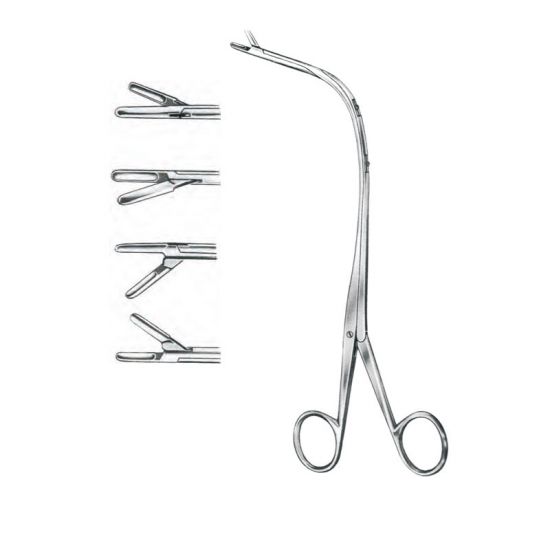 Jurasz Laryngeal Polypus Forceps, 23.0Cm