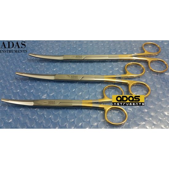 Set of 3 Gorney Facelift Scissors TC