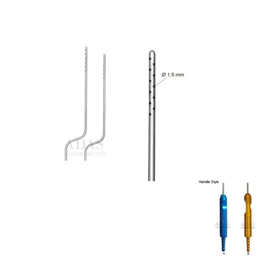 Baynoet Infiltrator liposuction cannula, with one piece handle