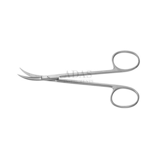Walker Iris scissors Cvd to Side 4-1/2" (114mm) length