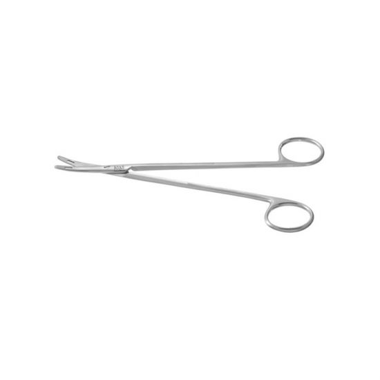 Cohneys Scisors Introducer, Blunt Cvd / Flat, Fenestrated Blades, 7" (178mm) length