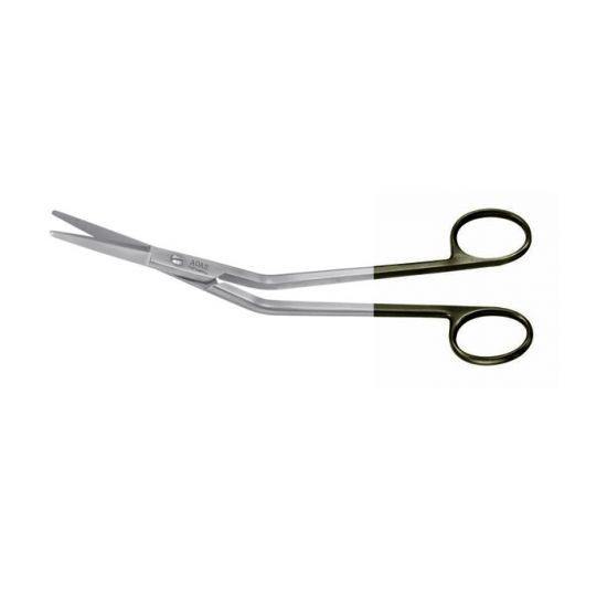 Gorney Nasal Cartilage scissors Angled, Serrated, 7" (178mm) length